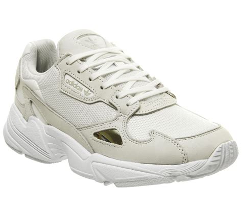 adidas falcon damen white weiß|adidas falcon trainers white.